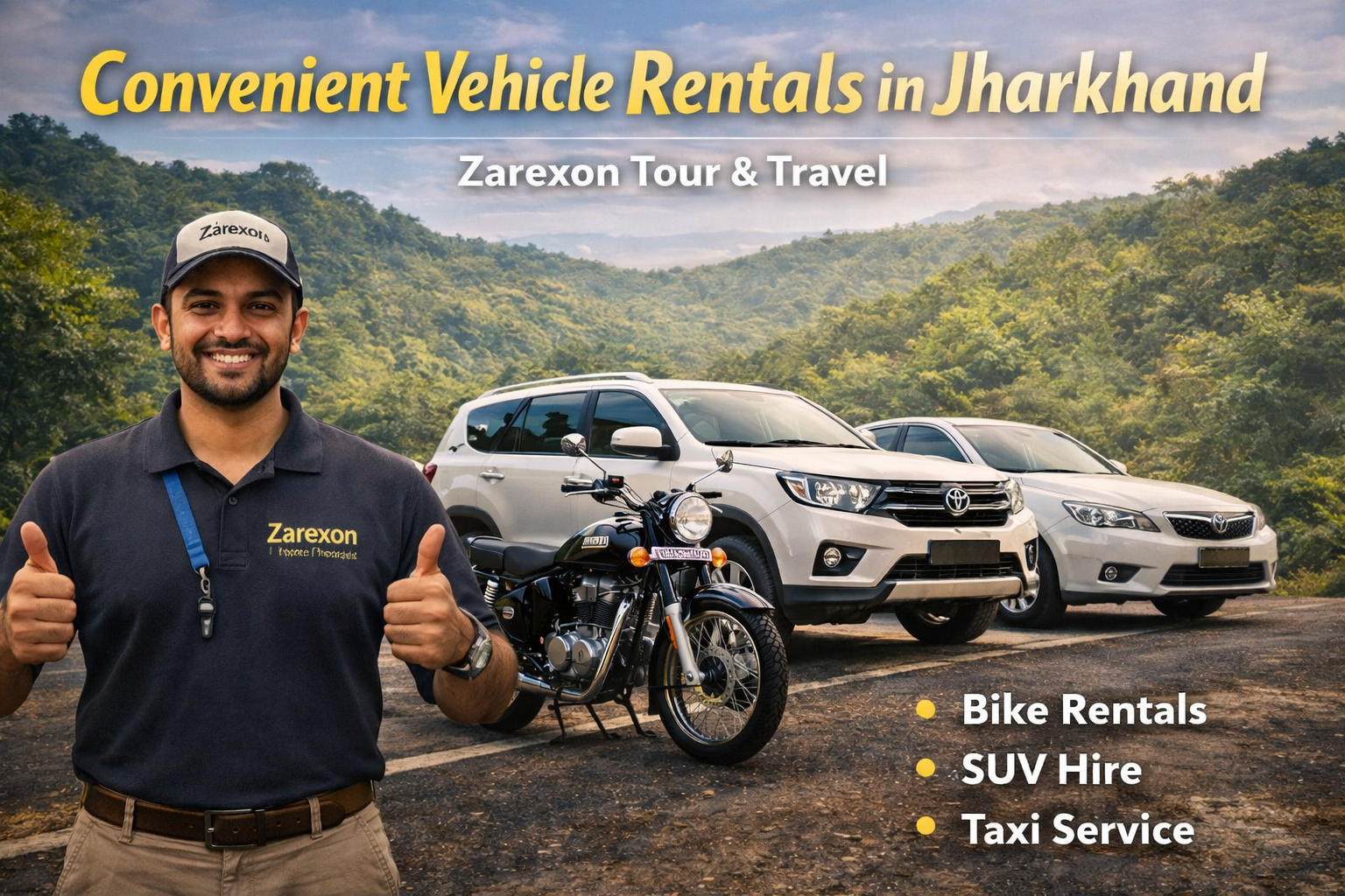 Vehicle Rental Jharkhand